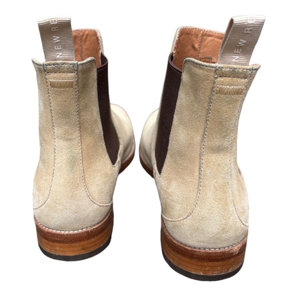 New Republic Men’s 40.5 (7 1/2) Ventura Chelsea Tan Suede Boots, Suede Booties - Picture 9 of 12